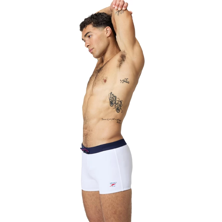 Плавки-шорты Speedo SOLID SQUARE M Белый Мужской photo 5