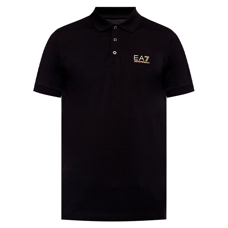 Мужские Поло EA7 EMPORIO ARMANI POLO S Черный photo 1