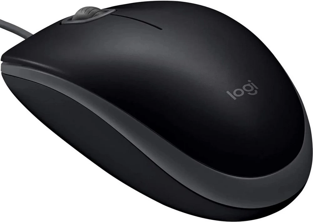 Беспроводная мышь Logitech B110 (910-005508) Черный / Оптическая / Черный photo 2