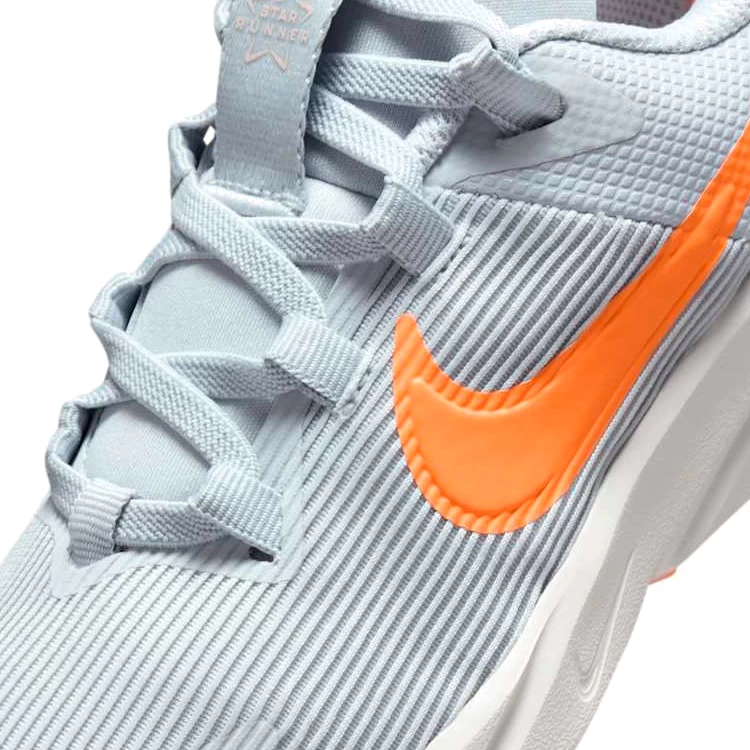 Кроссовки Nike STAR RUNNER 4 NN (PS) / Унисекс / 33 / Серый/Оранжевый photo 4