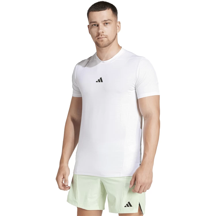 Tricou bărbătesc Adidas D4T TEE L Alb photo 1
