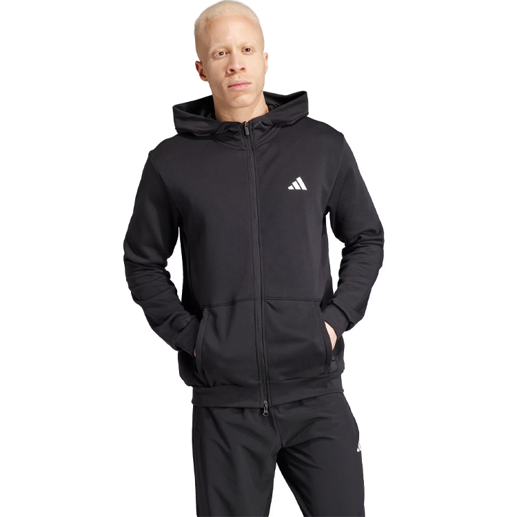 Hanorac pt bărbați Adidas WO DK TOP M Negru photo 5