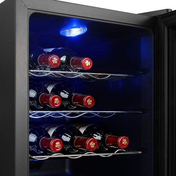 Frigider de vin Kitfort KT-2408 / 12 sticle / 51 cm / A / Negru photo 5