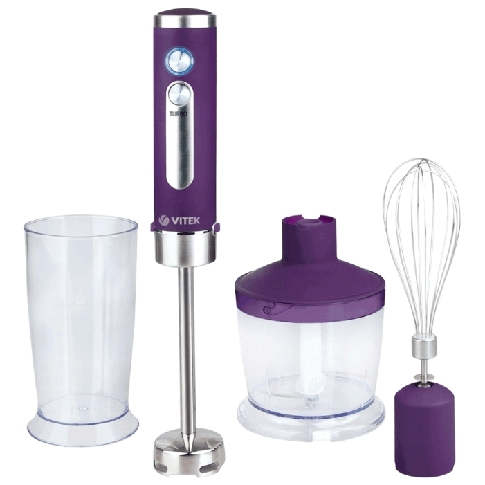 Blender Vitek VT3408, 600 ml, 7 trepte viteza, Violet photo 1