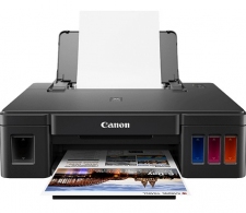 Printer CISS Canon Pixma G1411, A4, 4800x1200dpi_2pl, ISO/IEC 24734 - 8.8 / 5.0 ipm, 64-275g/m2, LCD display_6.2cm, Rear tray: 100 sheets, USB 2.0, 4 ink tanks: GI-490BK (12000 pages*),GI-490C,GI-490M,GI-490Y(7000 pages*) & Colour: 2000 Photos10x15* thumbnav 1