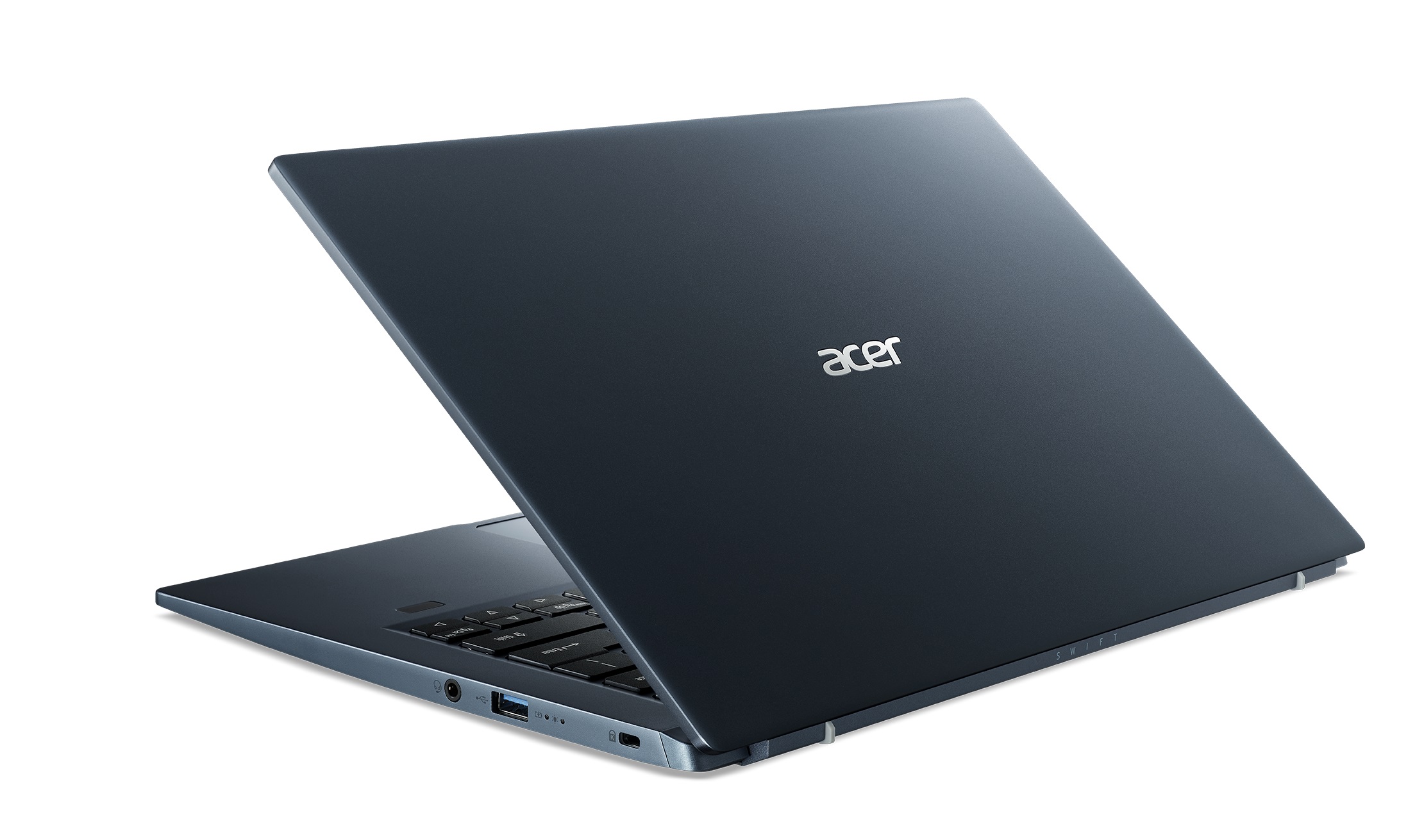 ACER Swift 3 Steam Blue (NX.ACWEU.00B), 14.0" IPS FHD (Intel Core i5-1135G7 4xCore, 2.4-4.2GHz, 8GB(1x8) LPDDR4 RAM, 512GB PCIe NVMe SSD, Intel UHD Graphics, WiFi-AX/BT 5.0, FPR, Backlit KB, 3cell, HD Webcam, RUS, No OS, 1.20kg, 15.9 mm) photo 2