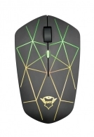 Trust Gaming Mouse GXT 117 Strike, Wireless gaming mouse with built-in rechargeable battery and illuminated top cover, Micro receiver, 600-1400 dpi, 6 responsive buttons, Black 