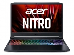 ACER Nitro AN515-57 Shale Black (NH.QFGEU.007) 15.6" FHD IPS 144Hz (Intel Core i5-11400H 6xCore 2.7-4.5GHz, 16GB (2x8) DDR4 RAM, 512GB PCIe NVMe SSD+HDD Kit, GeForce RTX 3070 8GB GDDR6, WiFi6-AX/BT 5.1, Killer 1650i, 4cell, HD Webcam, Backlit KB RGB with  