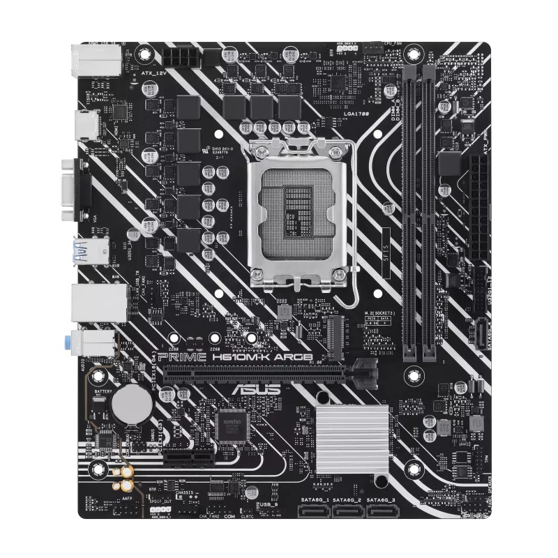 Материнская плата ASUS PRIME H610M-K ARGB/ 1700 / H610 / DDR5 / mATX photo 2
