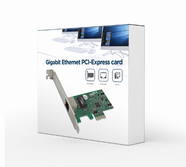 PCIe / Gigabit Ethernet Adapter / Gembird NIC-GX1 photo 2