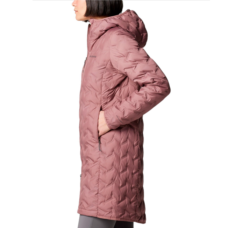 Куртка Columbia Delta Ridge II Long Down Jacket S Розовый Женский photo 2