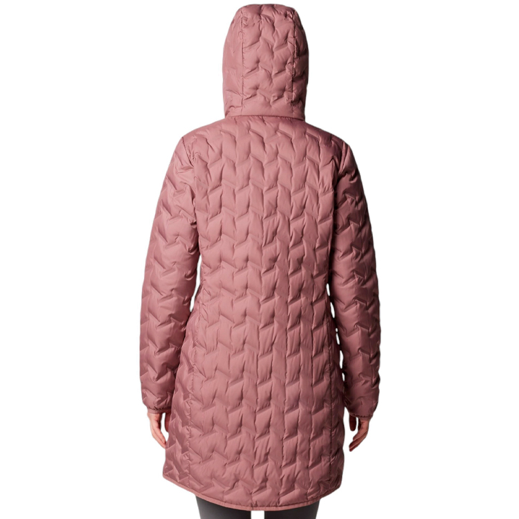 Куртка Columbia Delta Ridge II Long Down Jacket S Розовый Женский photo 5