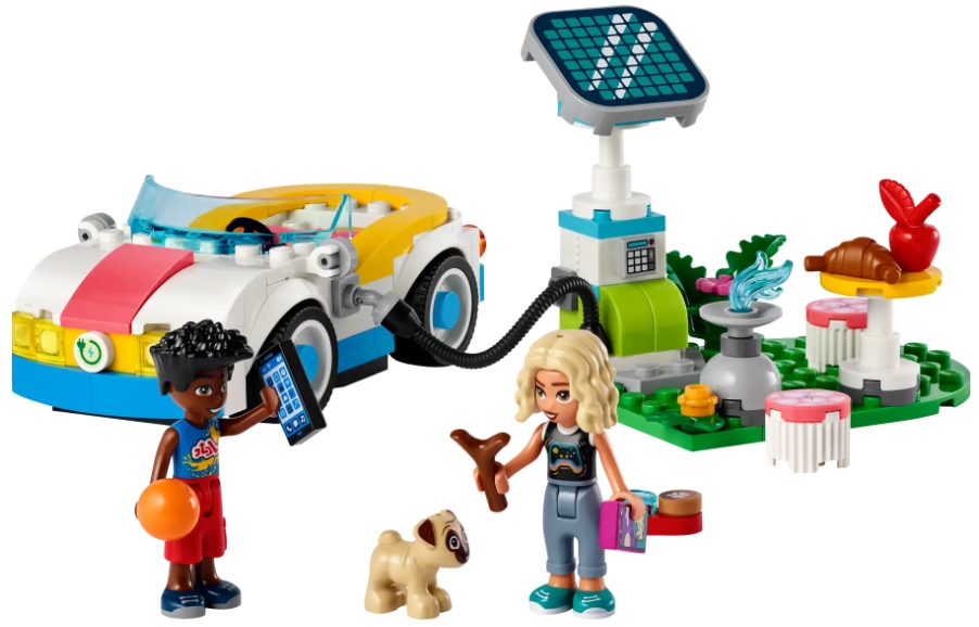 Constructor Lego Friends Electric Car and Charger 42609 de la 6+ ani photo 2
