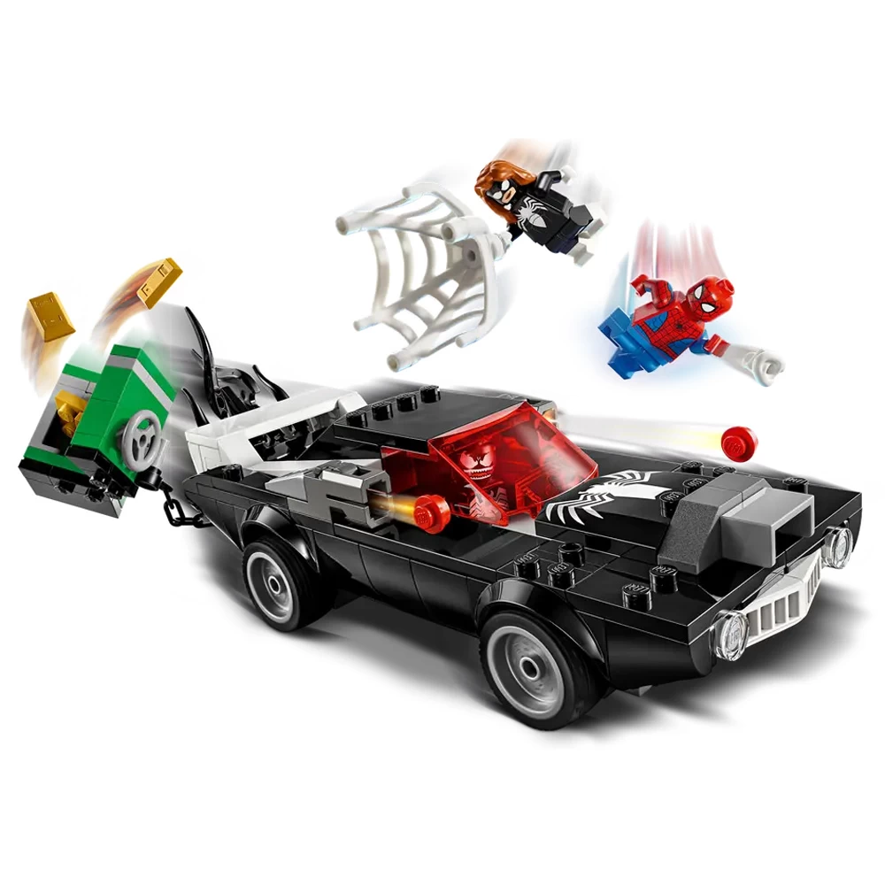 Constructor Lego Marvel Spider-Man vs. Venom Muscle Car 76309 de la 7+ ani photo 2