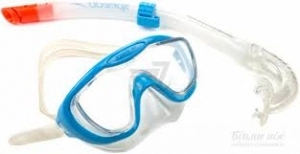 Set: masca,laba,tub p/u inot Speedo GLIDE SNORKLE SET JU BLUE 