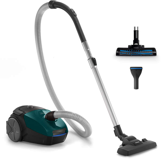 Aspirator cu sac Philips FC8246/09 / 750W / Negru cu verde photo 2