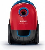 Пылесос с мешком Philips FC8373/09, 750 Вт, 81 дБ, Черный с красным 