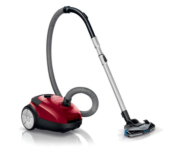 Пылесос с мешком Philips FC8526/09 / 750Вт / Бордовый photo 3