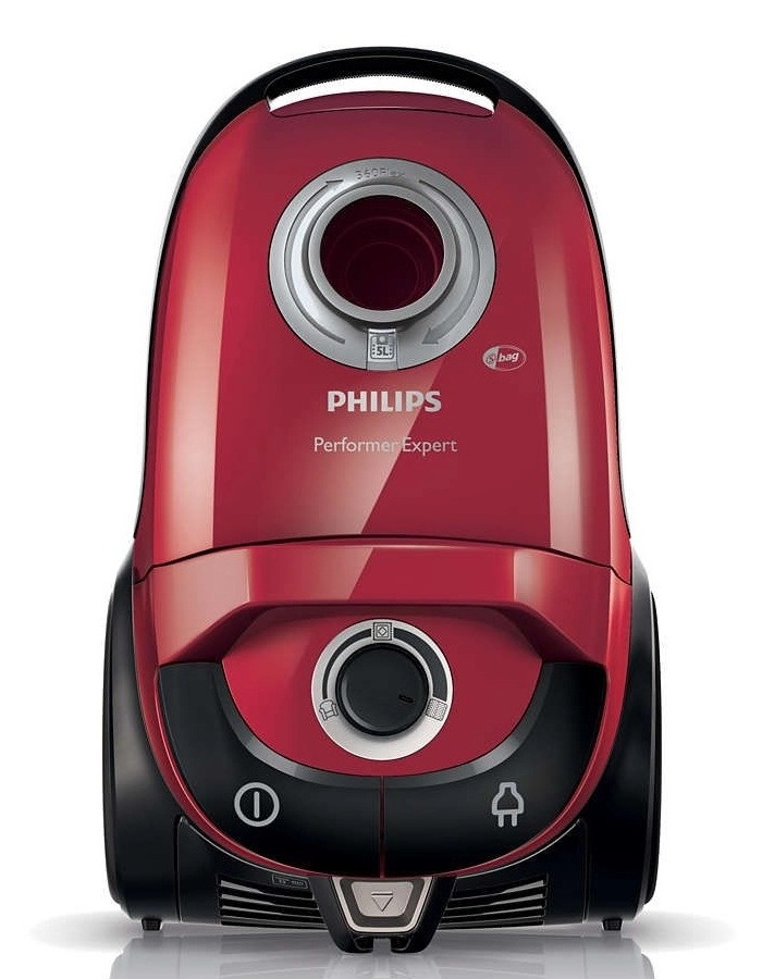 Пылесос с мешком Philips FC8721/09 / 650Вт / Красный photo 1