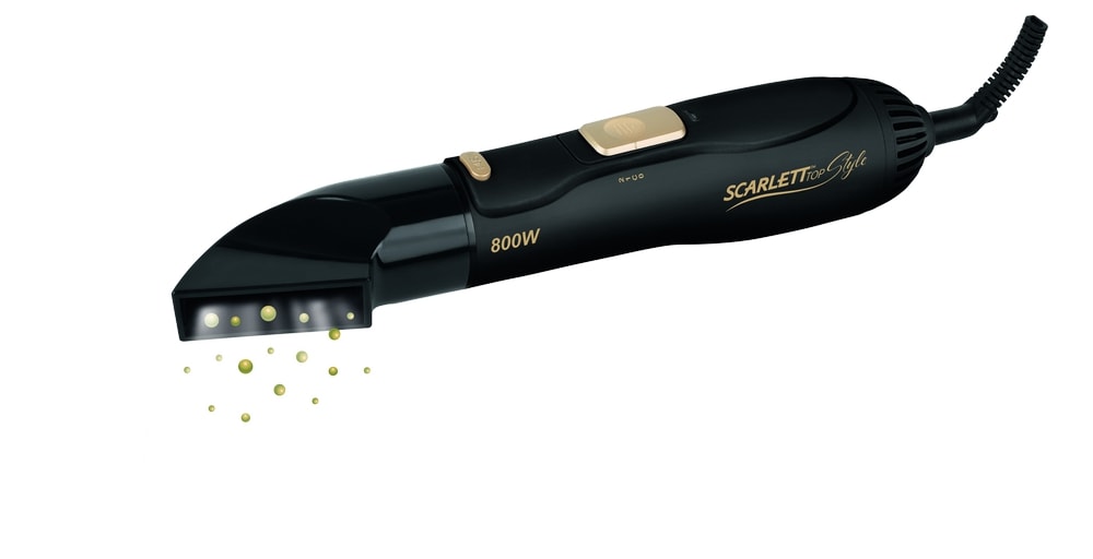 Фен-щетка Scarlett SC-HAS73I09 Черный с золотым 800 Вт  photo 2