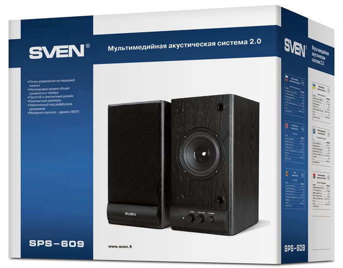 Компьютерные колонки Sven SPS-609 photo 4