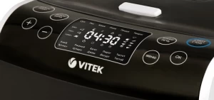 Multifierbator Vitek VT-4209, 1700 W, 83 programe, Negru cu alb thumbnav 5