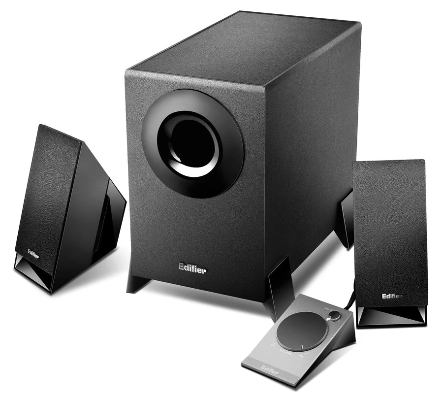 Boxe 2.1 Edifier M1360 Black / 9,5W RMS / sub. wooden, (sub.4” + satl.2,75”) photo 2