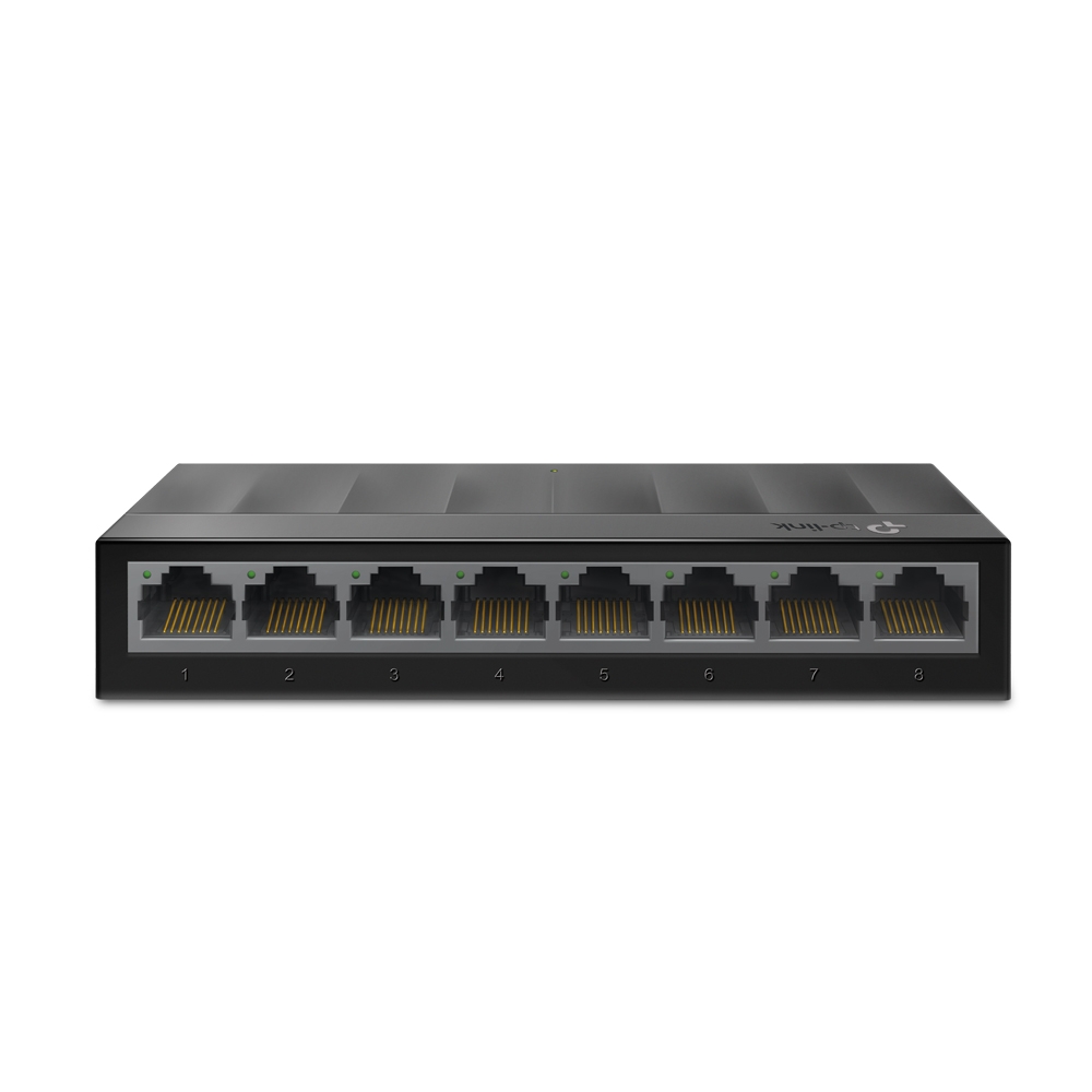 Switch TP-LINK LS108G / 8 port / Gigabit / RJ45 / plastic case, LiteWave, Green Technology photo 1