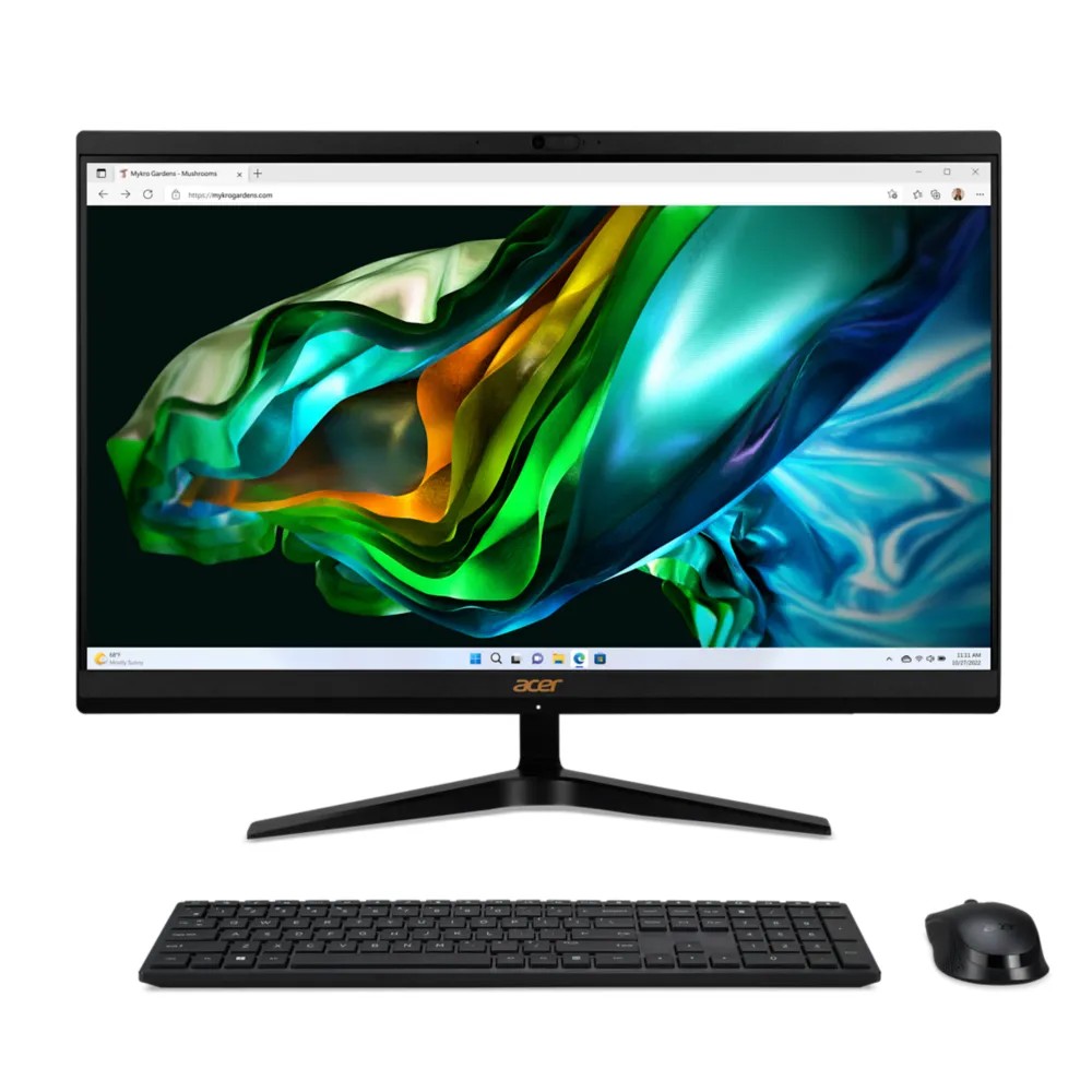 Моноблок 27” Acer Aspire C27-1800 (DQ.BM3ME.001) / Intel Core i5-1335U / 8GB / 512GB SSD / Black photo 1