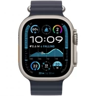 Умные часы Apple Watch Ultra 2 2024 GPS + Cellular 49mm Natural Titanium Case with Navy Ocean Band (MX4D3GK/A) thumbnav 2
