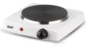 Плита настольная электрическая Raf R8010A, 1 конфорок, 1000 Вт, Белый 
