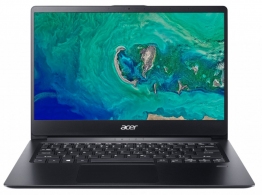 Laptop Acer Swift 1 Obsidian Black (SF114-32-P60A), Pentium Silver, 8 GB GB, Linux, Negru thumbnav 1