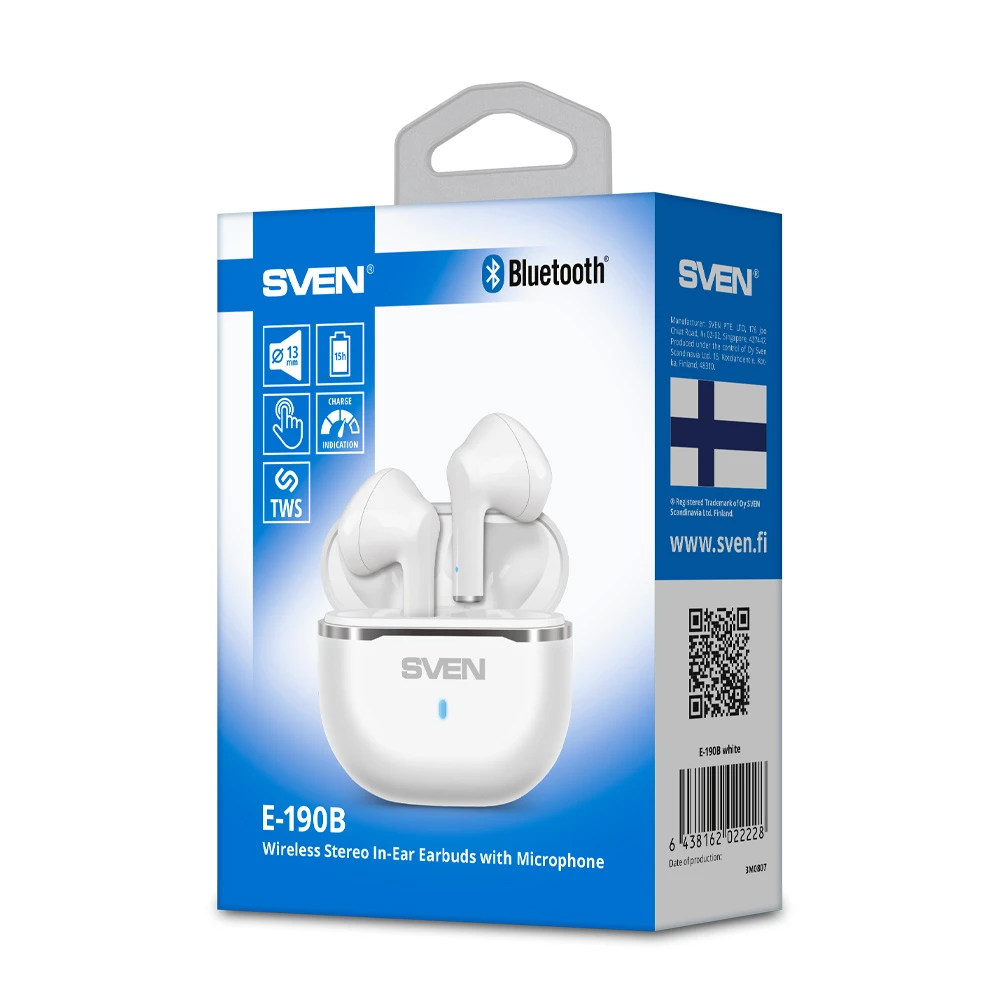 Наушники Sven E190B White photo 6