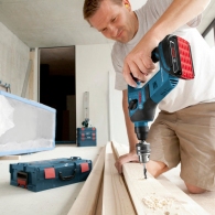 Ciocan rotopercutor acumulator Bosch GBH 18V-Li Compact 2x2.0Ah, 061190530C thumbnav 2