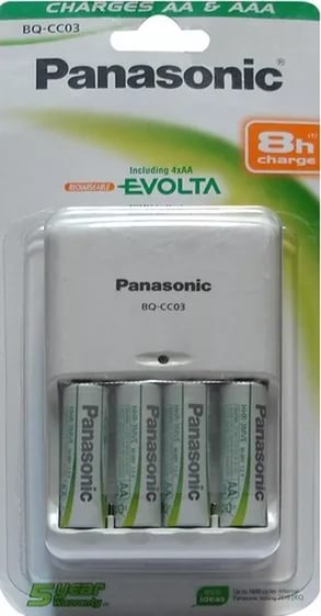 Incarcator AA/AAA Panasonic BK-KJQ03E40E photo 1 Incarcator AA/AAA Panasonic BK-KJQ03E40E photo 1