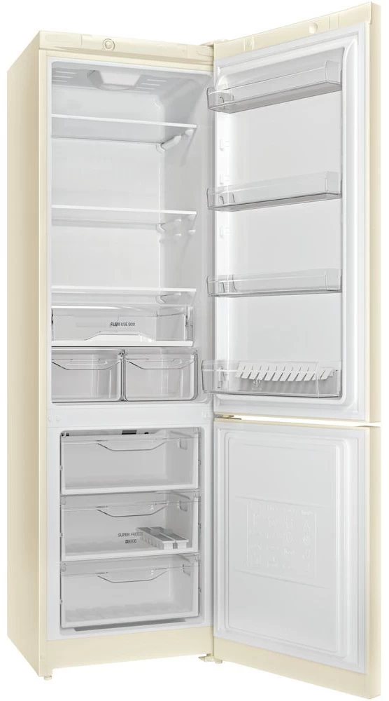 Холодильник двухдверный Indesit DS4200E / 339 л / 200 см / A+ / Бежевый photo 5