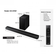 Soundbar Samsung HW-B750F thumbnav 5
