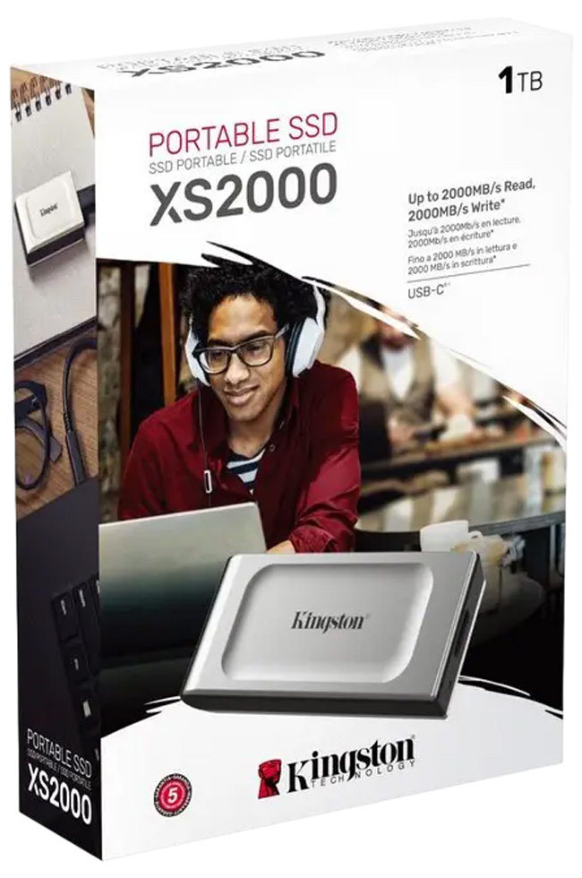 M.2 SSD extern  Kingston XS2000 Portable 1TB  USB 2000MB/s (SXS2000/1000G) photo 3