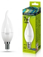 Bec LED Ergolux LED-CA35-7W-E14-6K 