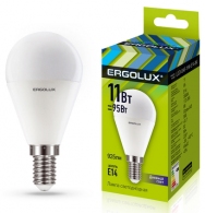 Bec LED Ergolux LED-G45-11W-E14-6K thumbnav 1