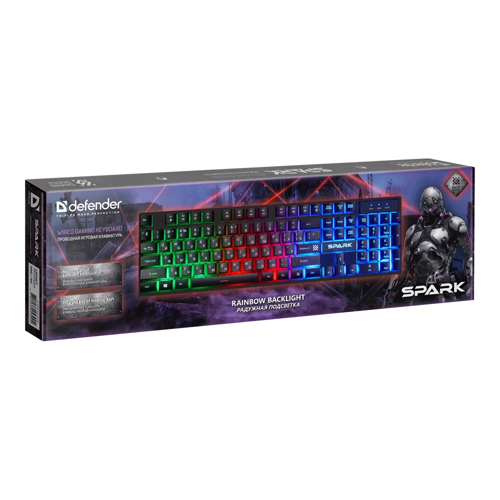 Tastatura cu fir Defender GK300L / Membrana photo 5