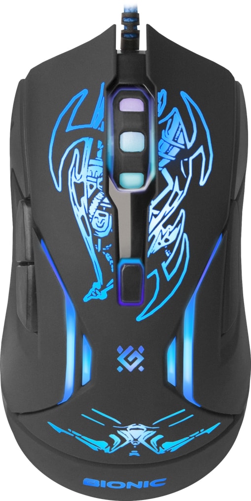 Mouse Defender GM250L Negru / Optic / Negru photo 2