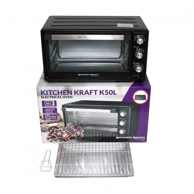 Cuptor electric Kitchen Kraft K50L, 50 l, 2000 W, Alb photo 4