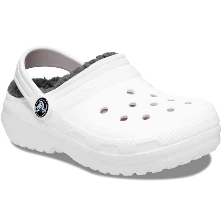 Шлепанцы Crocs Classic Lined Clog K / 32-33 см / Белый photo 5