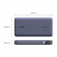 Внешний аккумулятор Ugreen Flight Approved PD3.1  25000mAh, 145W, Grey (90597A) thumbnav 2