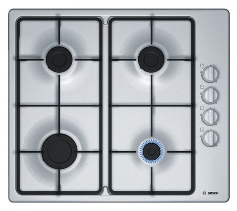 Встраиваемая газовая панель Bosch PBP6C5B60O photo Встраиваемая газовая панель Bosch PBP6C5B60O photo