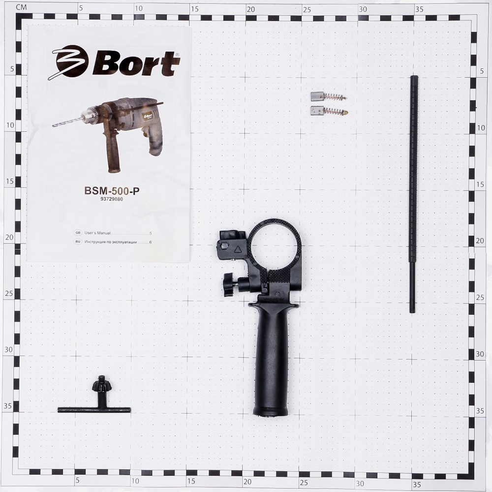 Дрель ударная Bort BSM500P photo 2