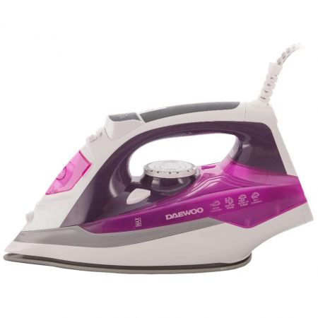 Fier de calcat Daewoo DSI20P, 350 ml, Roz photo Fier de calcat Daewoo DSI20P, 350 ml, Roz photo