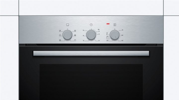 Встраиваемый духовой шкаф Bosch HBF011BR0Q / 66 л. / A / Нерж. сталь photo 2