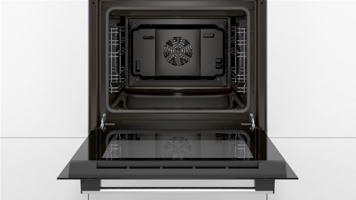 Встраиваемый духовой шкаф Bosch HBF011BR0Q / 66 л. / A / Нерж. сталь photo 4